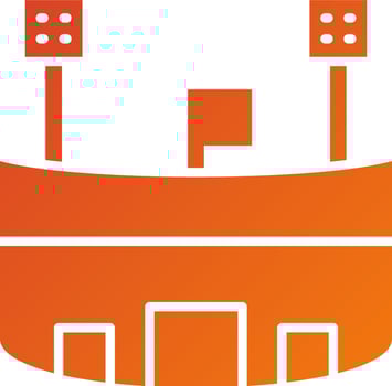 Stadium Icon Style vector