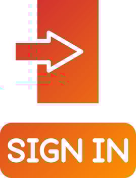 Sign In Icon Style vector