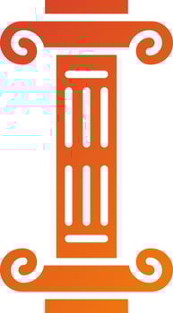 Column Icon Style vector
