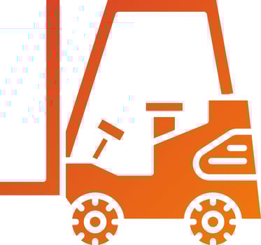 Forklift Icon Style vector