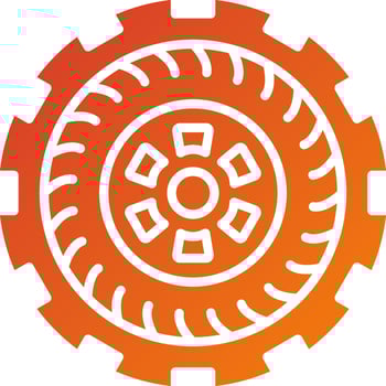 Tire Icon Style vector