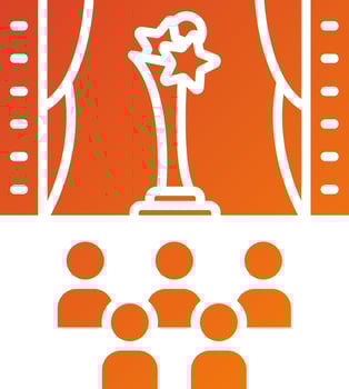 Film Festival Icon Style vector