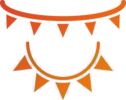 Garlands Icon Style vector