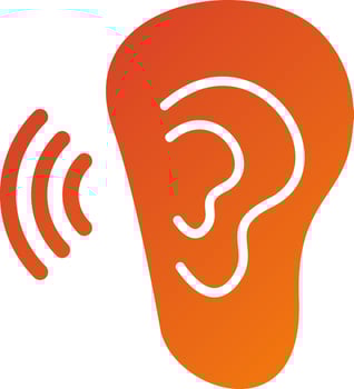 Listening Icon Style vector