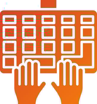 Data Entry Icon Style vector