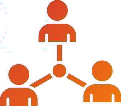 Colleagues Icon Style vector