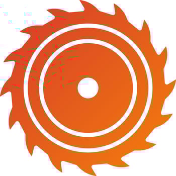 Circular Saw Icon Style vector