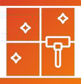Window Cleaning Icon Style vector