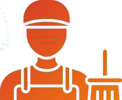 Janitor Icon Style vector