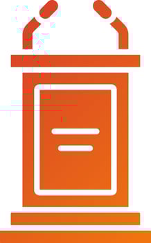 Bully Pulpit Icon Style vector
