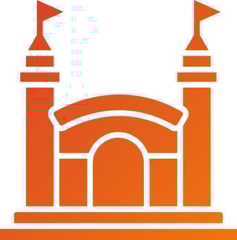 Fun House Icon Style vector