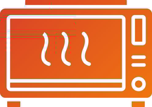 Microwaves Icon Style vector