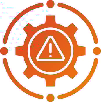 Machine Failure Icon Style vector
