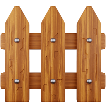 3D Icon Illustration Wooden fence png