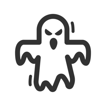 Ghost line icon png