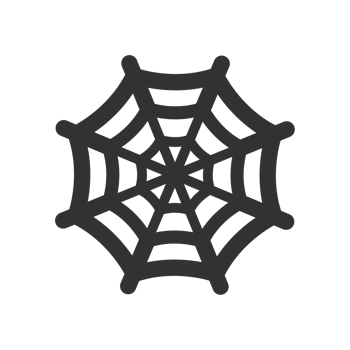 Spider web line icon png