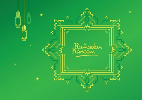 islamic ramadhan kareem big background theme for any purpose vector