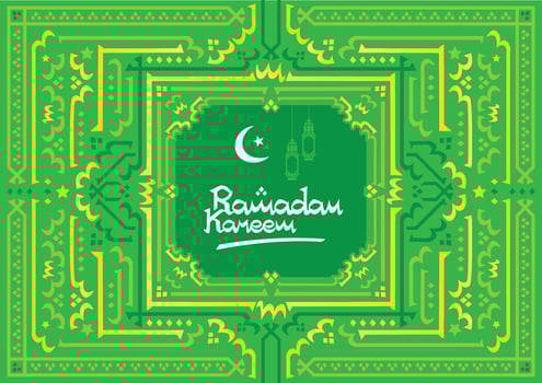 islamic ramadhan kareem big background theme for any purpose vector