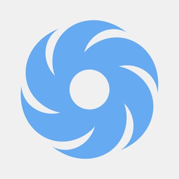 Icon hurricane. Weather elements symbol. Icons in flat style. Good for prints, web, smartphone app, posters, infographics, logo, sign, etc. vector