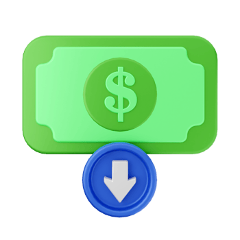 3d payment money dollar credit card png