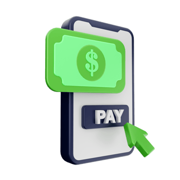 3d payment money dollar credit card png