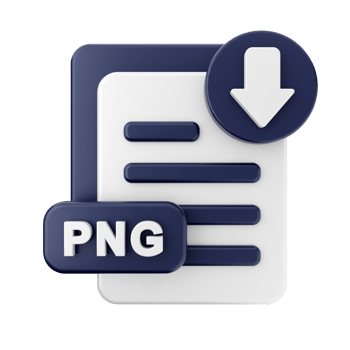 3d download icon illustration png