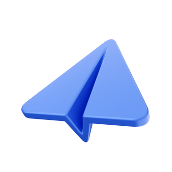3d paper airplane social media png