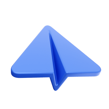 3d paper airplane social media png