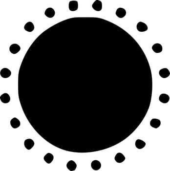 black sun cion vector