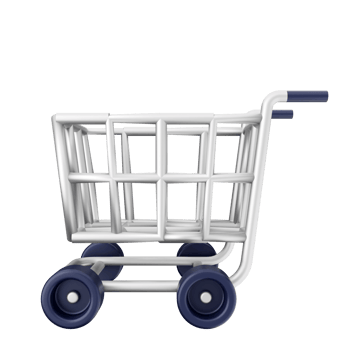 3d shopping cart online shop png
