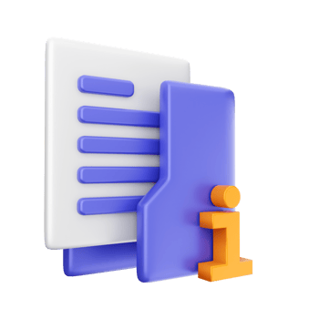 3d folder icon illustration png