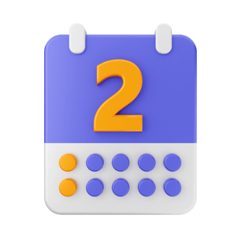 3d calendar icon illustration png