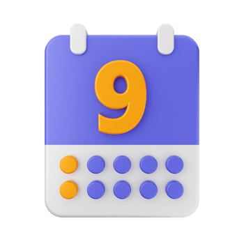 3d calendar icon illustration png
