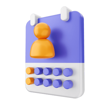 3d calendar icon illustration png