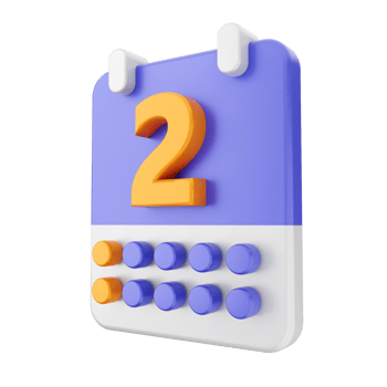 3d calendar icon illustration png