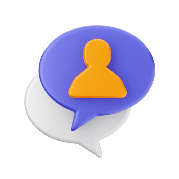 3d chat chatting icon png