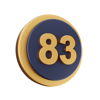 3d number icon illustration png