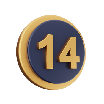 3d number icon illustration png