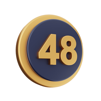 3d number icon illustration png