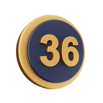 3d number icon illustration png