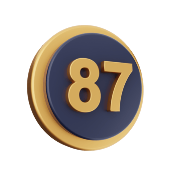 3d number icon illustration png