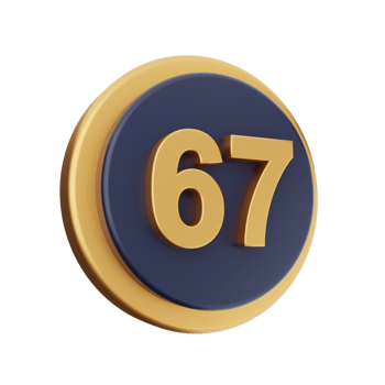 3d number icon illustration png