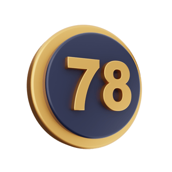 3d number icon illustration png
