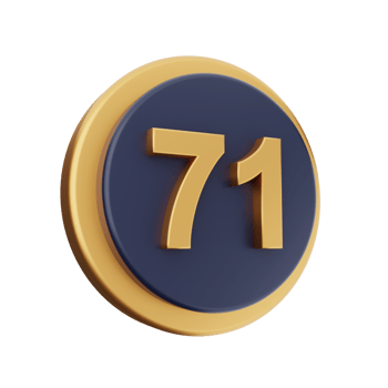 3d number icon illustration png