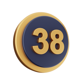 3d number icon illustration png