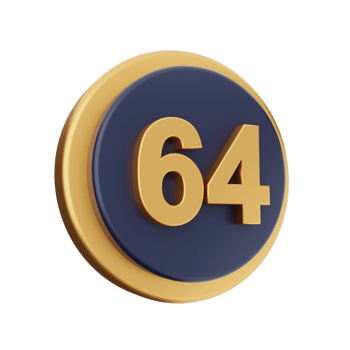 3d number icon illustration png