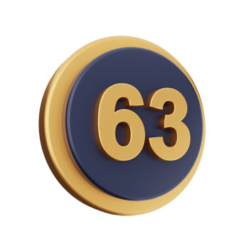 3d number icon illustration png