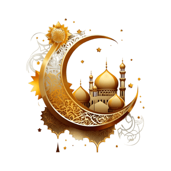 Islamic Ramadan Kareem 3d Blue Lamp And Moon png