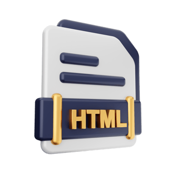 3d file HTML format icon png