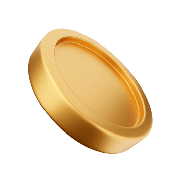 3d coin gold bronze silver icon png